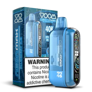 Voom Neon Max Smart Adjustable Vape Device (850 mAh, 50 000 puffs) Blue berry Ice
