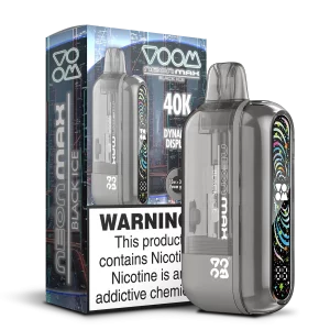 Voom Neon Max Smart Adjustable Vape Device (850 mAh, 50 000 puffs) Black Ice