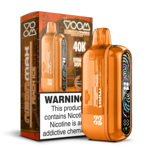 Voom Neon Max Smart Adjustable Vape Device (850 mAh, 50 000 puffs) Peach Ice